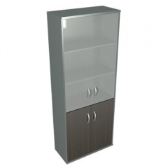 Шкаф для документов СТ-1.2 Венге/металлик