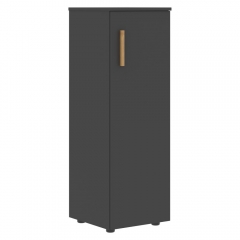 Шкаф-колонка с глухой средней дверью правый Forta FMC 40.1 R Черный графит